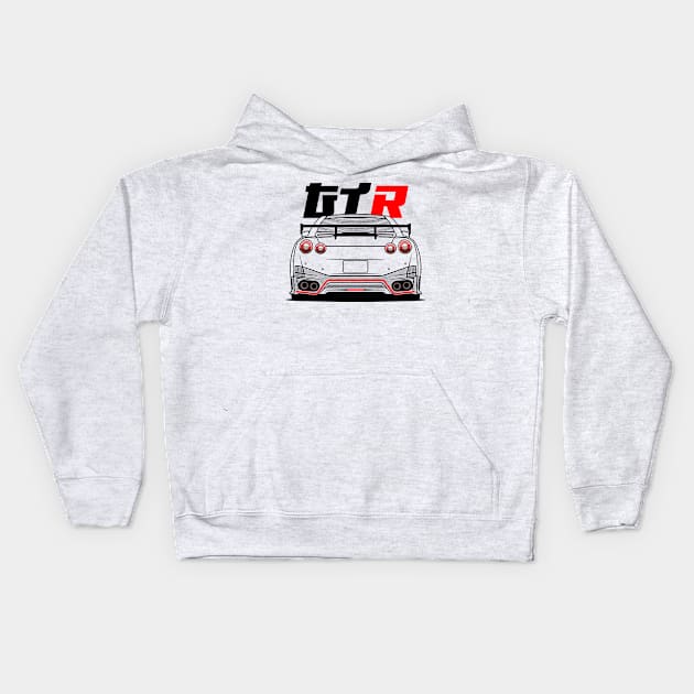 GTR SKYLINE GT-R35 Kids Hoodie by RacingSize